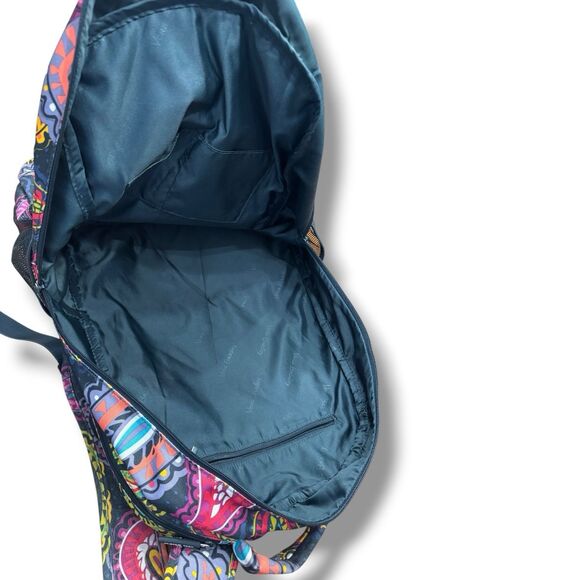 Vera Bradley Lighten Up Essential Backpack in Twilight Paisley Pattern School main image 5